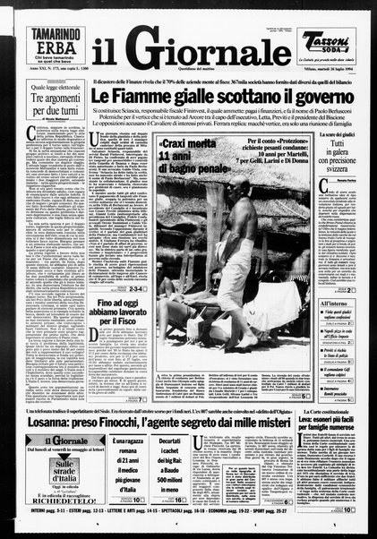 Il giornale : quotidiano del mattino